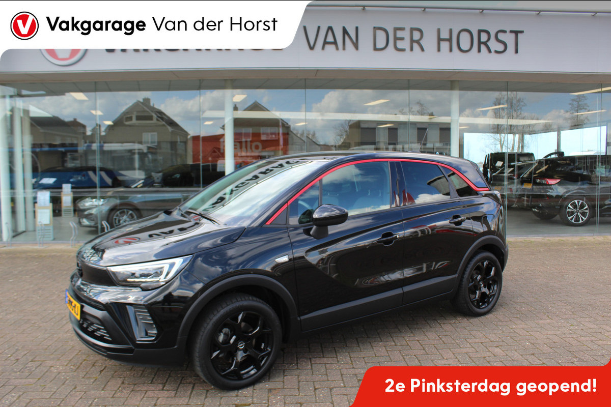 Opel Crossland 1.2-130pk Turbo GS Line. Sportieve en unieke auto ! Slechts 25.000km ! AGR stoelen, navigatie, telefoon voorbereiding., cruise cntrl, volautm. airco, metallic lak, 'Black-Red Line', LM wielen, Isofix etc. Opel Crossland 1.2-130pk Turbo GS Line. Sportieve en unieke auto ! Slechts 25.000km ! AGR stoelen, navigatie, telefoon voorbereiding., cruise cntrl, volautm. airco, metallic lak, 'Black-Red Line', LM wielen, Isofix etc.