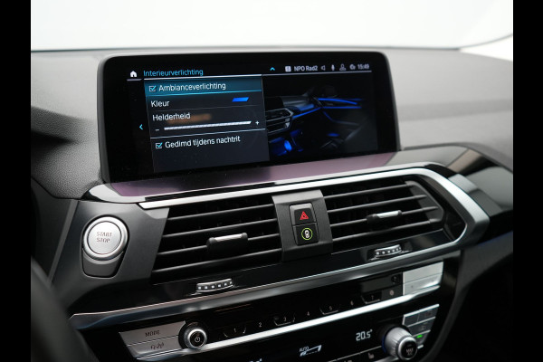 BMW X3 xDrive30e X Line Plug In Hybrid 293pk PHEV | Trekhaak af Fabriek | Adaptive Cruise | Apple Carplay | Sportstoelen Verwarmd | 19"L.M | Sfeerverlichting | Navi Full Map |