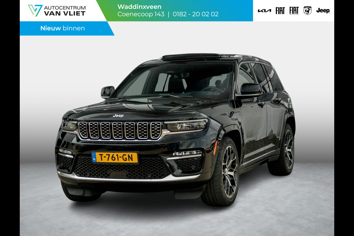 Jeep Grand Cherokee 2.0 Summit Reserve 4xe | McIntosh Audio | Camera | Adapt. Cruise | Schuif-/Kanteldak | Head Up | 21" | Winter Pack | Luxury Leather Seats Jeep Grand Cherokee 2.0 Summit Reserve 4xe | McIntosh Audio | Camera | Adapt. Cruise | Schuif-/Kanteldak | Head Up | 21" | Winter Pack | Luxury Leather Seats