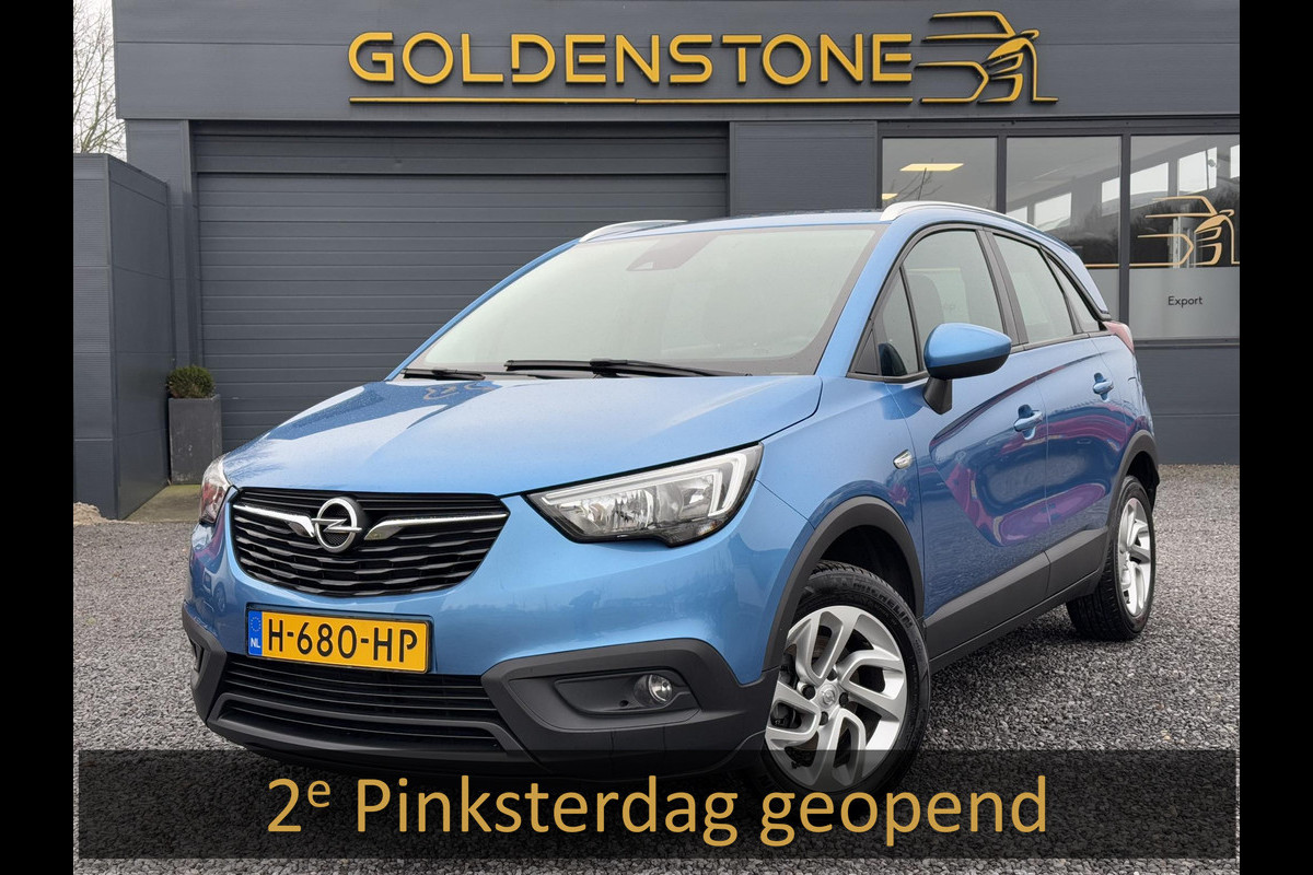 Opel Crossland X 1.2 Turbo Edition 1e Eigenaar,Apple Carplay,Airco,Cruise,6 Bak,Dealer Onderhouden,110pk,Lmv,N.A.P,APK tot 02-2026