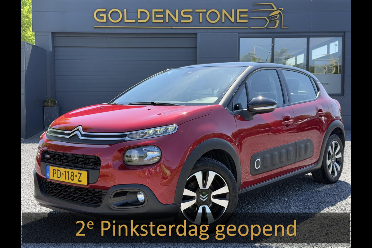 Citroën C3 1.2 PureTech S&S Shine 2e Eigenaar,Apple Carplay,Cruise,Clima,Trekhaak,Camera,Dealer Onderhouden,N.A.P,110pk,APK tot 03-2026