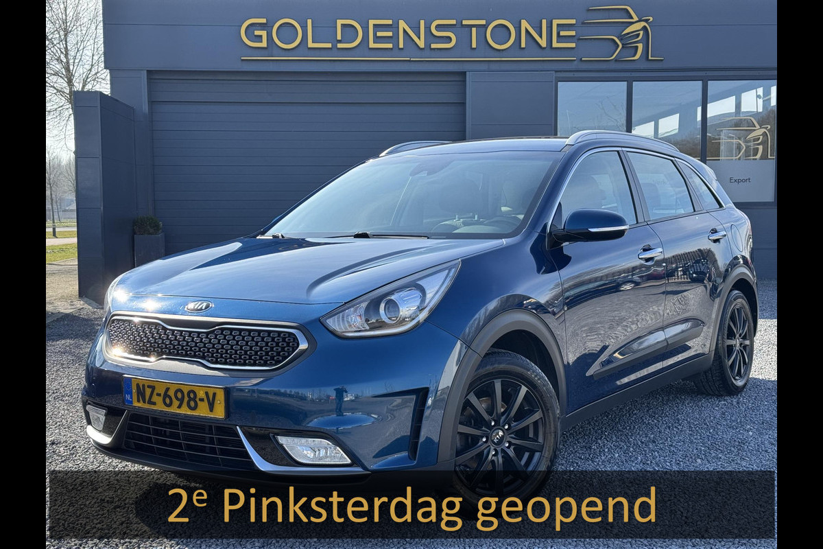 Kia Niro 1.6 GDi Hybrid First Edition 2e Eigenaar,Navi,Camera,Trekhaak,Halfleder,Pdc,Clima,Cruise,Lmv,Delaer onderhouden,Nieuwe Apk bij Aflevering Kia Niro 1.6 GDi Hybrid First Edition 2e Eigenaar,Navi,Camera,Trekhaak,Halfleder,Pdc,Clima,Cruise,Lmv,Delaer onderhouden,Nieuwe Apk bij Aflevering