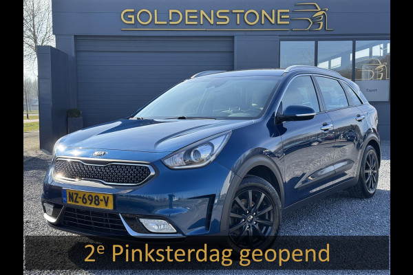 Kia Niro 1.6 GDi Hybrid First Edition 2e Eigenaar,Navi,Camera,Trekhaak,Halfleder,Pdc,Clima,Cruise,Lmv,Delaer onderhouden,Nieuwe Apk bij Aflevering