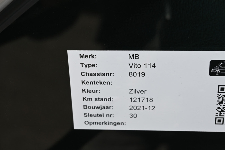 Mercedes-Benz Vito 114 CDI L2 Audio 40 Navigatie met camera, Trekhaak