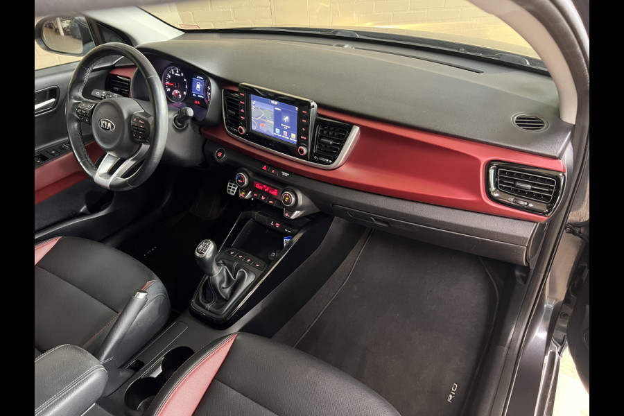 Kia Rio 1.0 TGDI 120pk | Platinum Edition | Navi | Camera | Leder | Pano | 17"| Stoel & Stuur Verwarming | Volledig onderhouden!