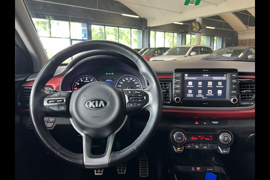 Kia Rio 1.0 TGDI 120pk | Platinum Edition | Navi | Camera | Leder | Pano | 17"| Stoel & Stuur Verwarming | Volledig onderhouden!