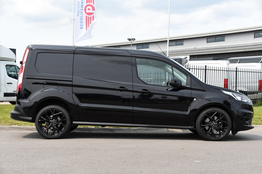 Ford Transit Connect 1.5 EcoBlue L2 Black Edition Limited Cruise, Camera, Carplay, Stoelverwarming, 120PK, NAVI ,Automaat, Sensoren, Uniek!