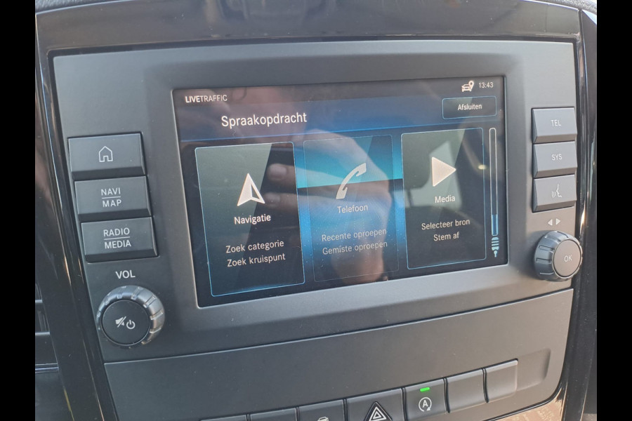 Mercedes-Benz Vito 116 CDI Lang DC Comfort | LED | Cruise | Schuifdeur links | Stoelverwarming | Navi | Camera | Lane Assist | All-seasons |