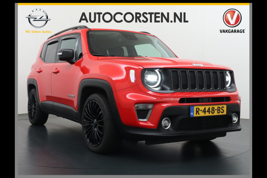 Jeep Renegade T120pk Navi Camera Apple Carplay Android Auto Achteruitrij-Assist Dodehoek-detectie Park-Assist PDC-A+V 19" DAB U-Connect Live 8 Regen-Lichtsensor Led Blindspot monitoring Lane Assist Dim.Binnenspiegel Lmv Privacy Glas Bluetooth Super compleet Slechts 1.295kg in gewicht zorgt voor een laag verbruik en dito kosten!
