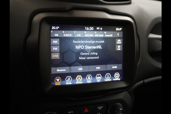 Jeep Renegade T120pk Navi Camera Apple Carplay Android Auto Achteruitrij-Assist Dodehoek-detectie Park-Assist PDC-A+V 19" DAB U-Connect Live 8 Regen-Lichtsensor Led Blindspot monitoring Lane Assist Dim.Binnenspiegel Lmv Privacy Glas Bluetooth Super compleet Slechts 1.295kg in gewicht zorgt voor een laag verbruik en dito kosten!