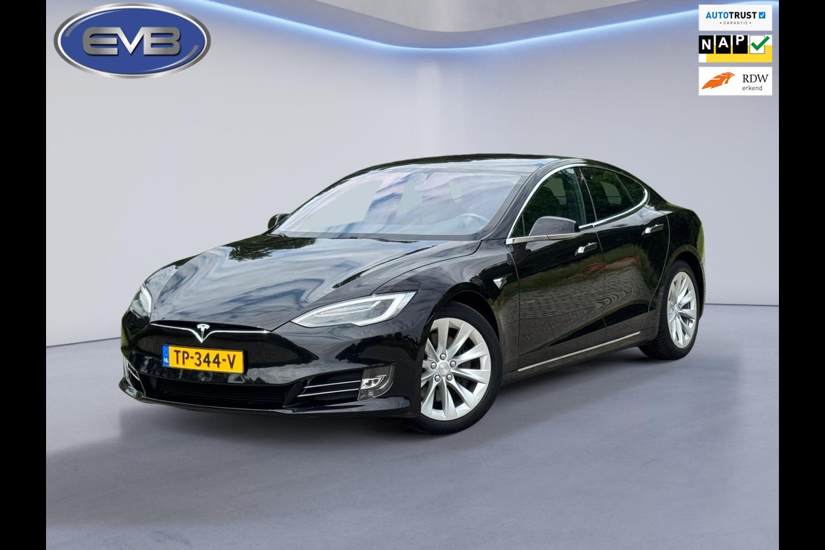 Tesla Model S 75D Base 467 pk, electrisch open panoramadak, luchtvering,leder, Nederlandse auto met nationale auto pas