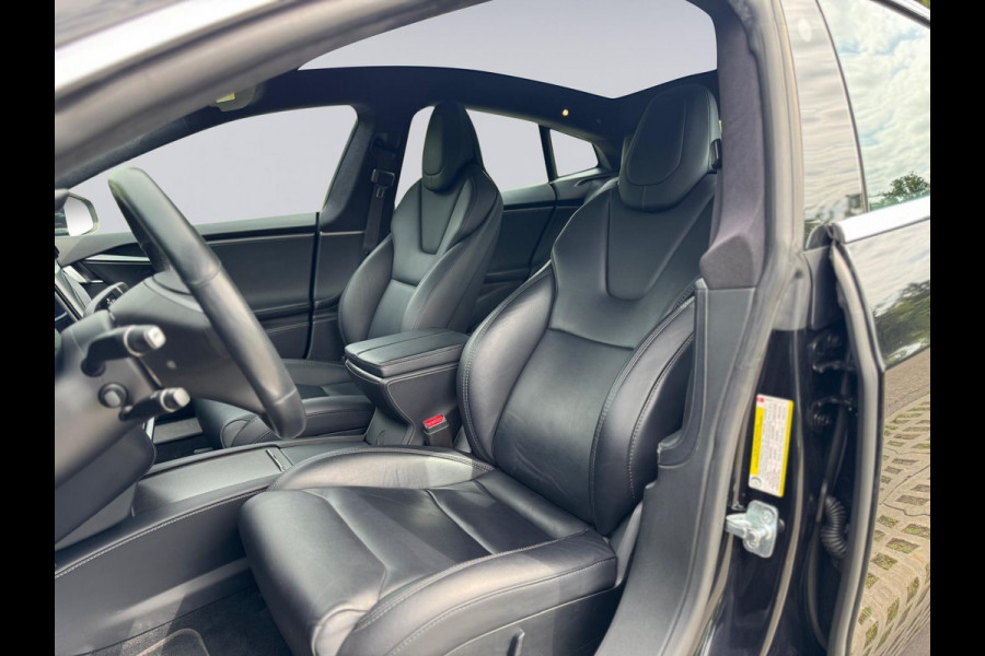 Tesla Model S 75D Base 467 pk, electrisch open panoramadak, luchtvering,leder, Nederlandse auto met nationale auto pas