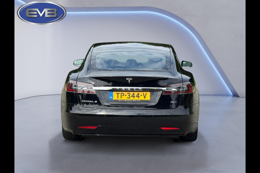Tesla Model S 75D Base 467 pk, electrisch open panoramadak, luchtvering,leder, Nederlandse auto met nationale auto pas