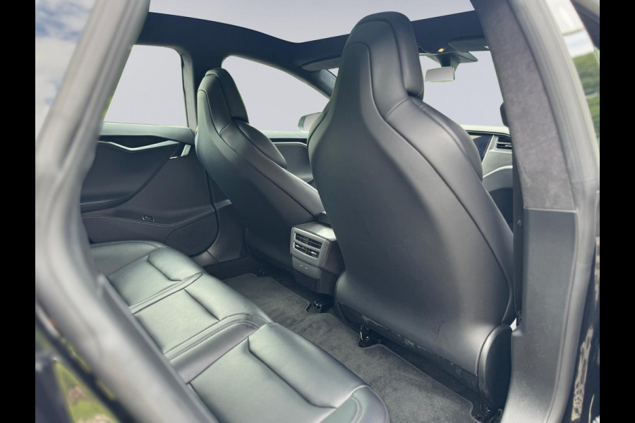 Tesla Model S 75D Base 467 pk, electrisch open panoramadak, luchtvering,leder, Nederlandse auto met nationale auto pas