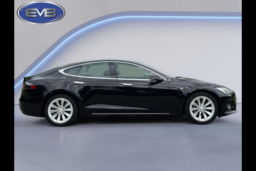 Tesla Model S 75D Base 467 pk, electrisch open panoramadak, luchtvering,leder, Nederlandse auto met nationale auto pas