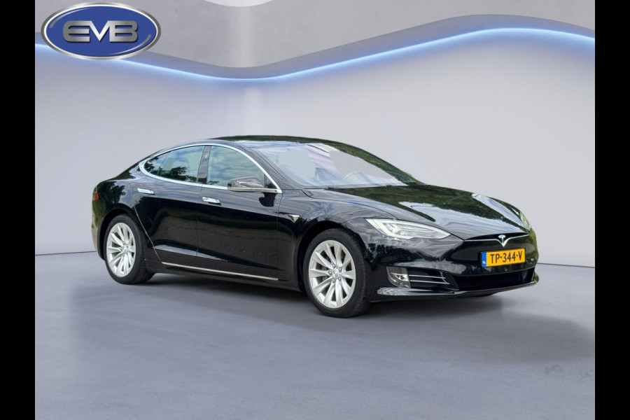 Tesla Model S 75D Base 467 pk, electrisch open panoramadak, luchtvering,leder, Nederlandse auto met nationale auto pas