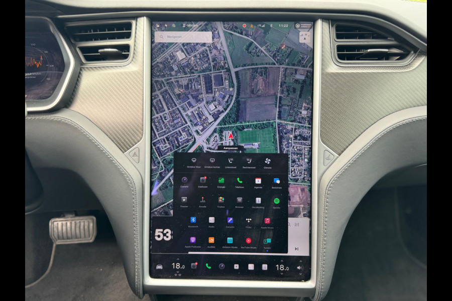Tesla Model S 75D Base 467 pk, electrisch open panoramadak, luchtvering,leder, Nederlandse auto met nationale auto pas