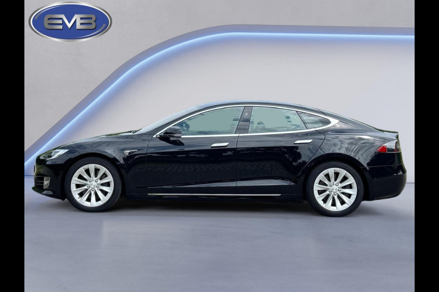 Tesla Model S 75D Base 467 pk, electrisch open panoramadak, luchtvering,leder, Nederlandse auto met nationale auto pas