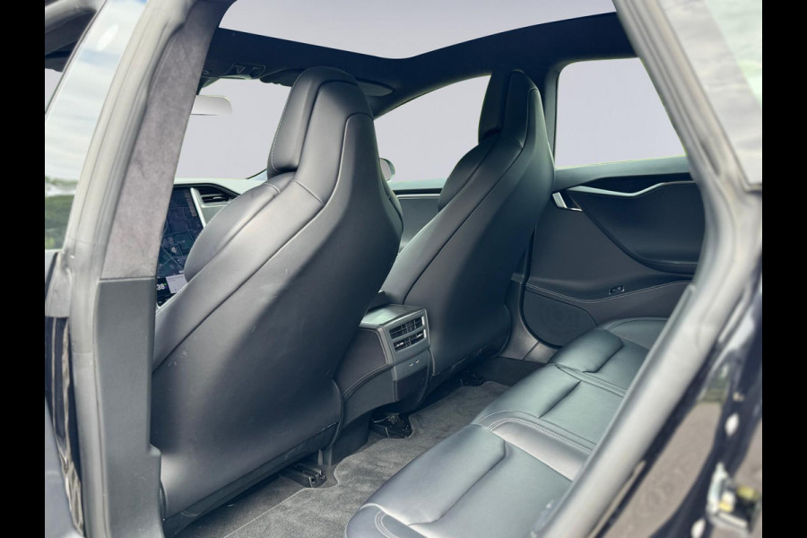 Tesla Model S 75D Base 467 pk, electrisch open panoramadak, luchtvering,leder, Nederlandse auto met nationale auto pas