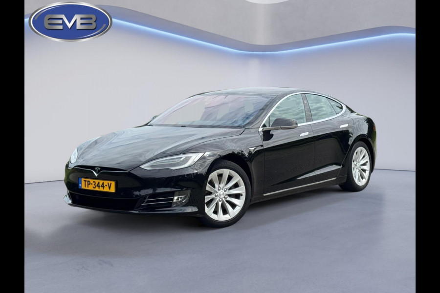 Tesla Model S 75D Base 467 pk, electrisch open panoramadak, luchtvering,leder, Nederlandse auto met nationale auto pas