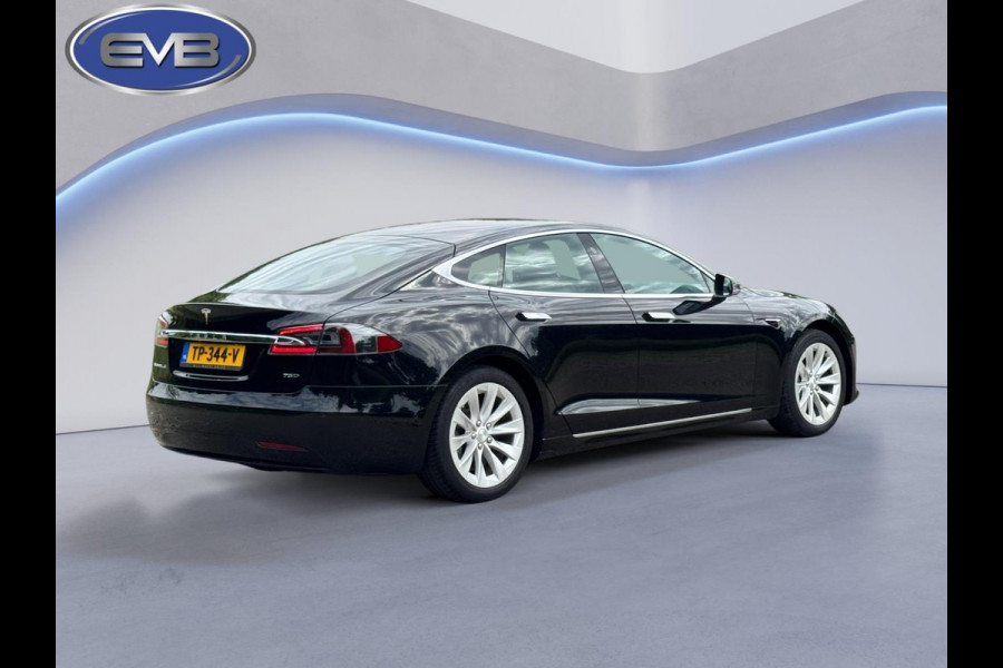 Tesla Model S 75D Base 467 pk, electrisch open panoramadak, luchtvering,leder, Nederlandse auto met nationale auto pas