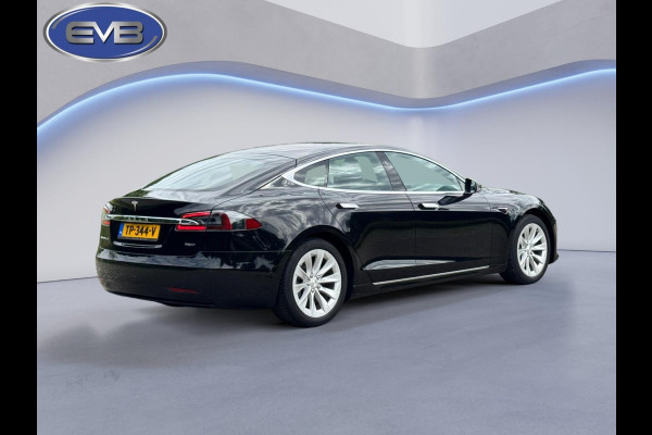 Tesla Model S 75D Base 467 pk, electrisch open panoramadak, luchtvering,leder, Nederlandse auto met nationale auto pas