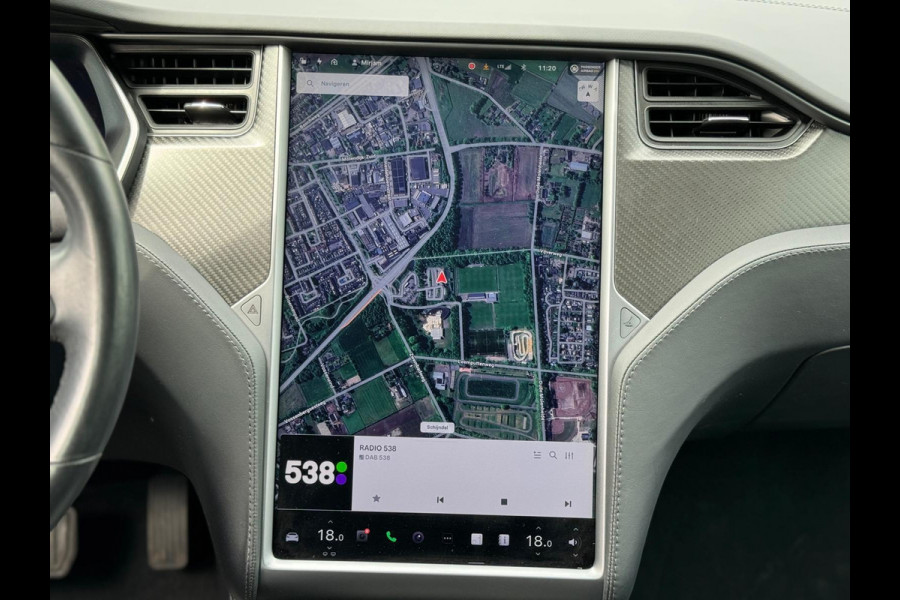 Tesla Model S 75D Base 467 pk, electrisch open panoramadak, luchtvering,leder, Nederlandse auto met nationale auto pas