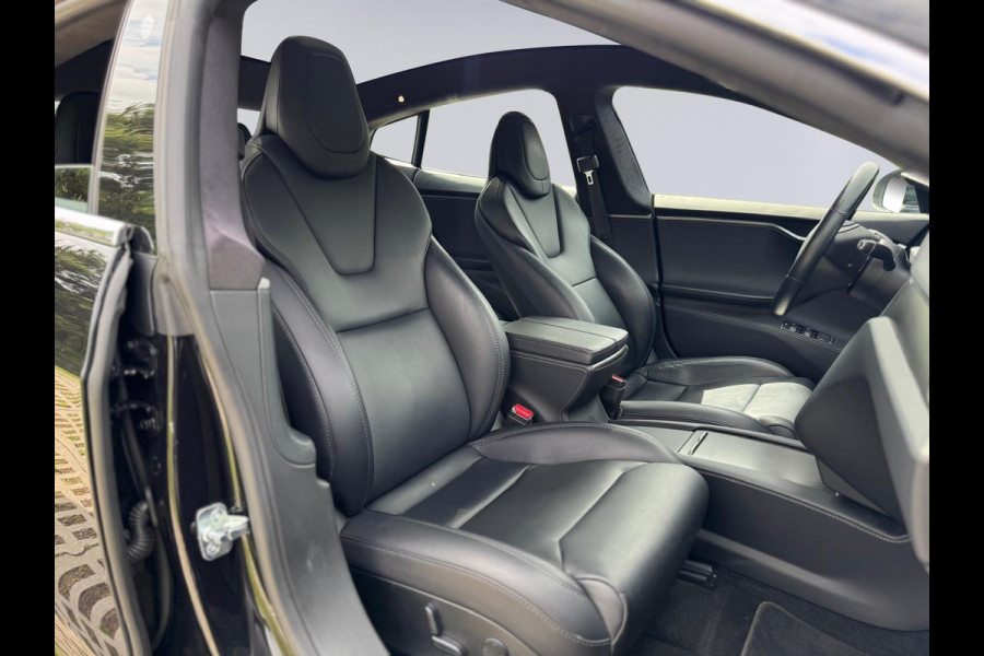 Tesla Model S 75D Base 467 pk, electrisch open panoramadak, luchtvering,leder, Nederlandse auto met nationale auto pas