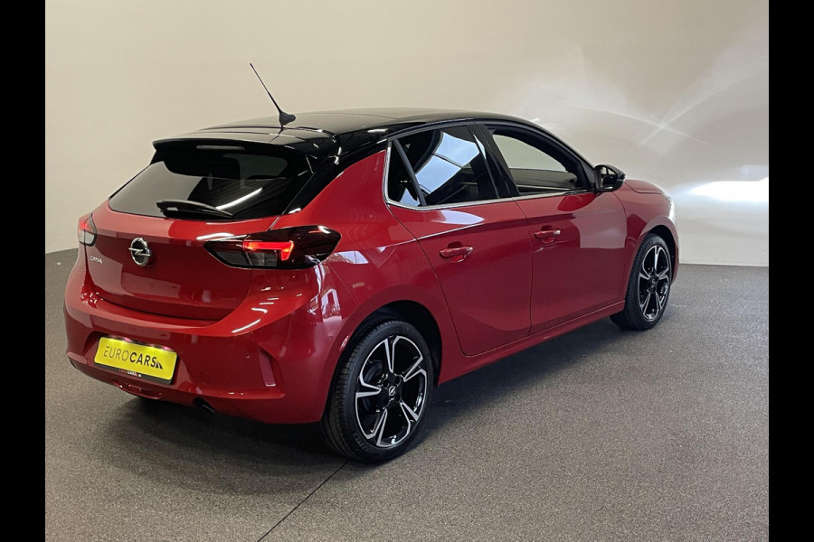 Opel Corsa 1.2 Turbo 100pk Elegance Sky Climate control Cruise control LED Panoramadak Stuurverwarming Stoelverwarming 360 camera Apple Carplay/ Android Auto