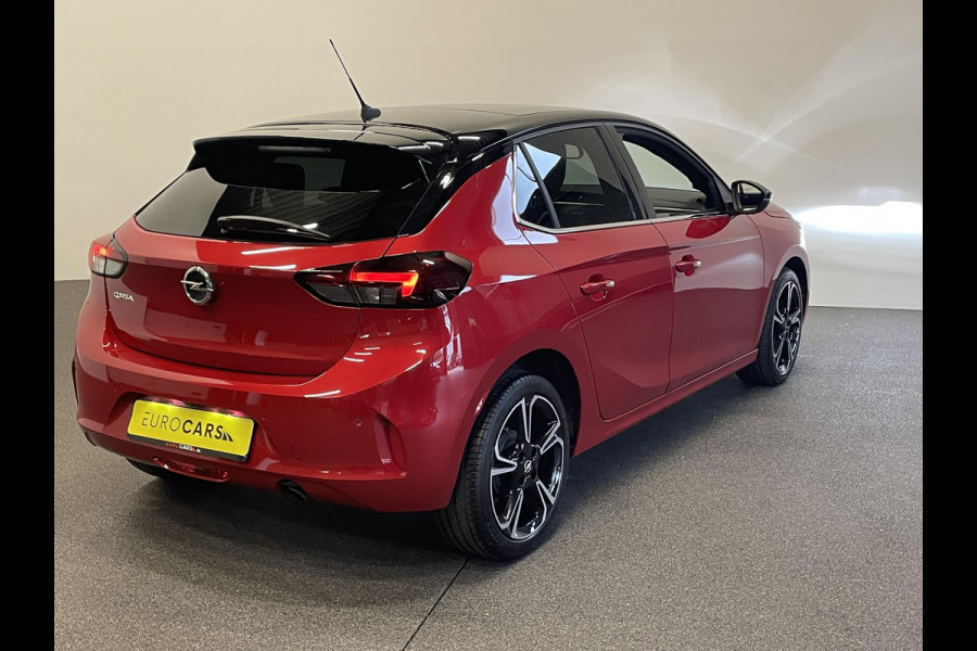 Opel Corsa 1.2 Turbo 100pk Elegance Sky Climate control Cruise control LED Panoramadak Stuurverwarming Stoelverwarming 360 camera Apple Carplay/ Android Auto