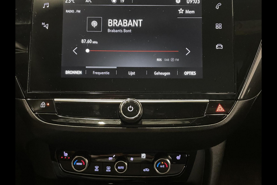 Opel Corsa 1.2 Turbo 100pk Elegance Sky Climate control Cruise control LED Panoramadak Stuurverwarming Stoelverwarming 360 camera Apple Carplay/ Android Auto