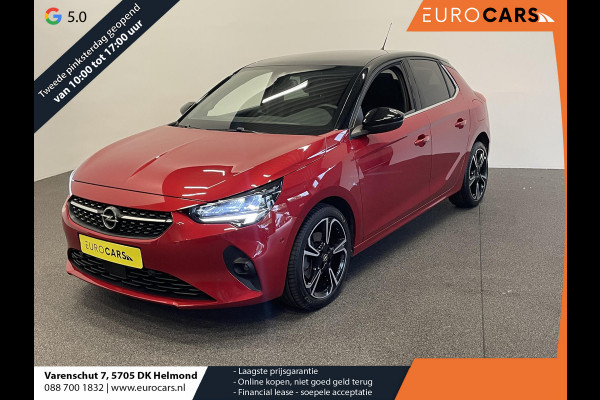 Opel Corsa 1.2 Turbo 100pk Elegance Sky Climate control Cruise control LED Panoramadak Stuurverwarming Stoelverwarming 360 camera Apple Carplay/ Android Auto