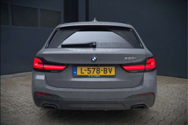 BMW 5 Serie Touring 530i High Executive M Sport | Panoramadak | Head-Up Display | Laser | Trekhaak | Stoelverwarming | Stuurverwarming | Memory Seats | Keyless | Adaptive Cruise Control | Comfort Seats | Shadowline | BTW | NAP | Dealer Ond
