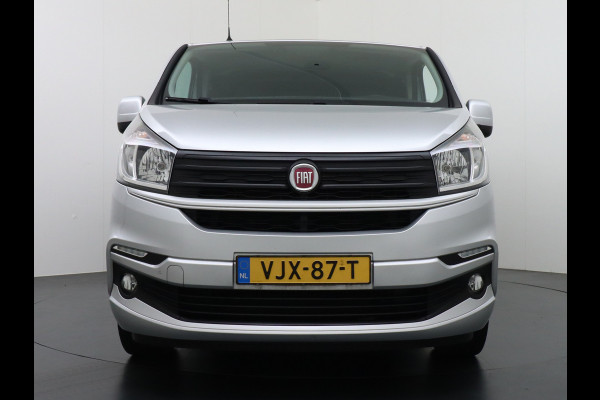 Fiat Talento 2.0D 146PK L2 D.C. 17" Pdc Trekh. Alles in kleur gespoten Led Airco Cruise Business Pro Dubbele Cabine 5-Pers. DC Led Betonplex-vloer Lat om Lat Privacy Glas Bluetooth Lengte 2 dus wél fatsoenlijke beenruimte achterin! 1e Eigenaar 2.000 kg trekvermogen Euro 6