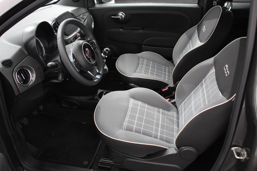 Fiat 500C 1.2 Lounge Navigatie  Apple Carplay/Android Auto  Climate Control  Cruise Control  Parkeersensoren Achter  Lichtmetalen Velgen