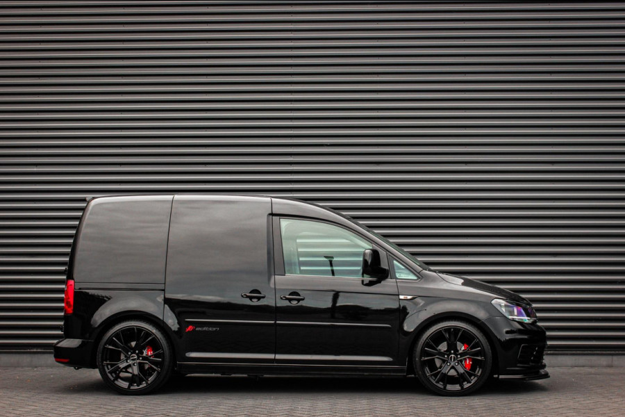Volkswagen Caddy 2.0 TDI 185PK JB-EDITION / FULL BLACK / SCHROEFSET / LEDEREN BEKLEDING / NIEUWSTAAT / ELEK-PAKKET / AIRCO / APPLE