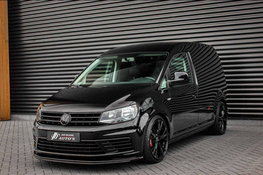 Volkswagen Caddy 2.0 TDI 185PK JB-EDITION / FULL BLACK / SCHROEFSET / LEDEREN BEKLEDING / NIEUWSTAAT / ELEK-PAKKET / AIRCO / APPLE