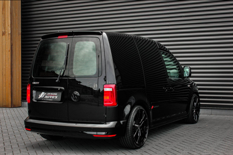 Volkswagen Caddy 2.0 TDI 185PK JB-EDITION / FULL BLACK / SCHROEFSET / LEDEREN BEKLEDING / NIEUWSTAAT / ELEK-PAKKET / AIRCO / APPLE