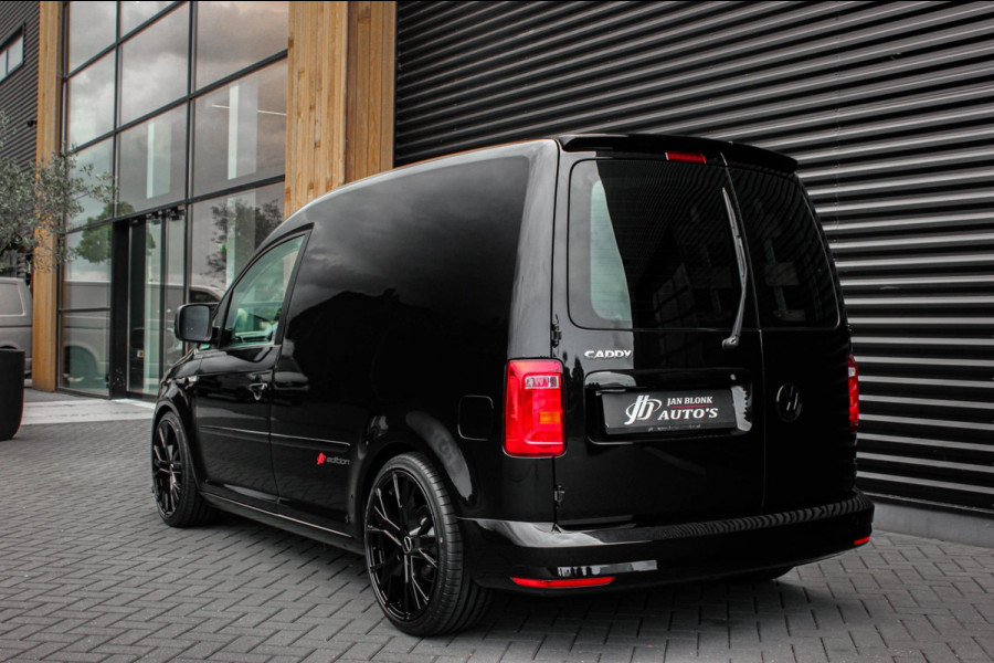Volkswagen Caddy 2.0 TDI 185PK JB-EDITION / FULL BLACK / SCHROEFSET / LEDEREN BEKLEDING / NIEUWSTAAT / ELEK-PAKKET / AIRCO / APPLE