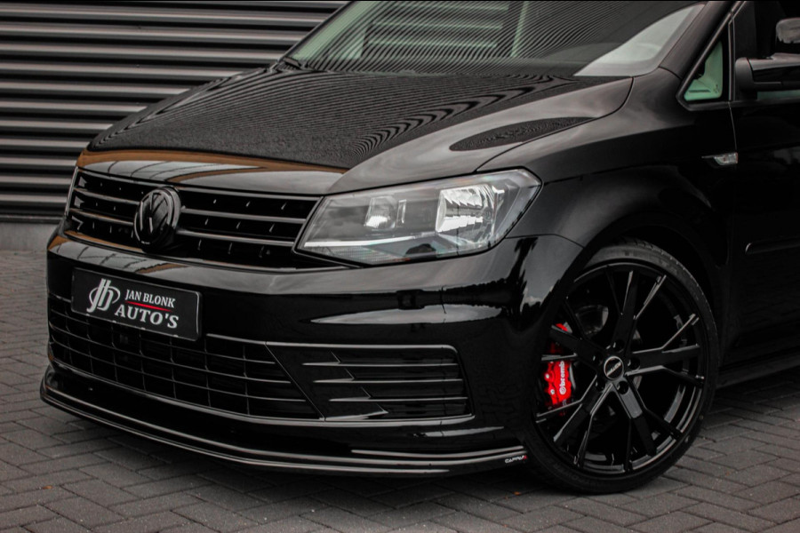 Volkswagen Caddy 2.0 TDI 185PK JB-EDITION / FULL BLACK / SCHROEFSET / LEDEREN BEKLEDING / NIEUWSTAAT / ELEK-PAKKET / AIRCO / APPLE