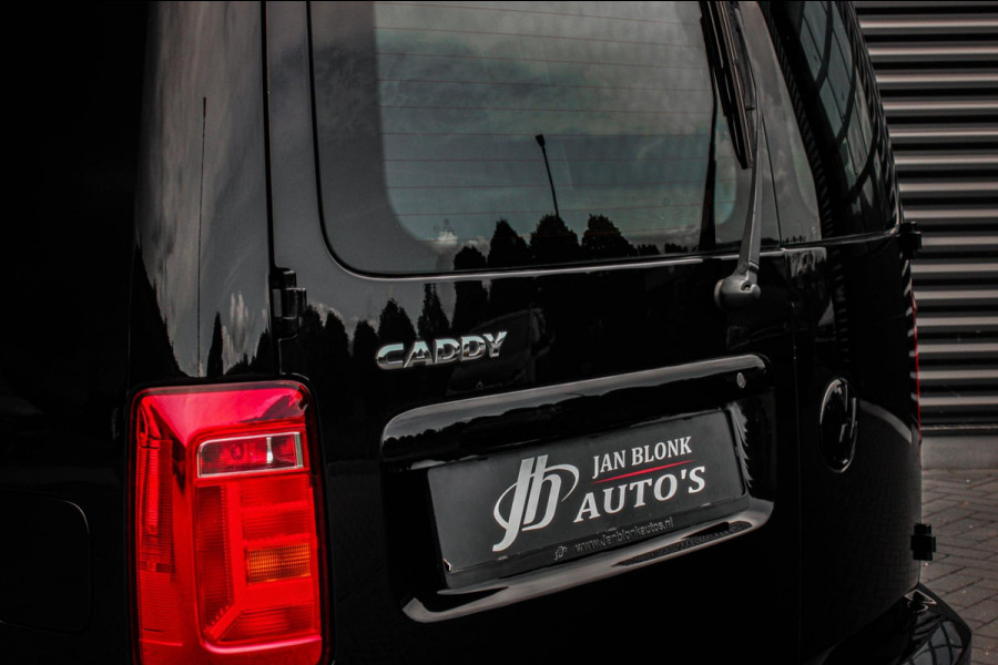 Volkswagen Caddy 2.0 TDI 185PK JB-EDITION / FULL BLACK / SCHROEFSET / LEDEREN BEKLEDING / NIEUWSTAAT / ELEK-PAKKET / AIRCO / APPLE