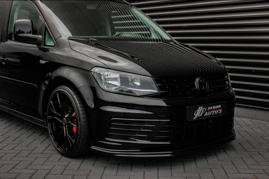 Volkswagen Caddy 2.0 TDI 185PK JB-EDITION / FULL BLACK / SCHROEFSET / LEDEREN BEKLEDING / NIEUWSTAAT / ELEK-PAKKET / AIRCO / APPLE
