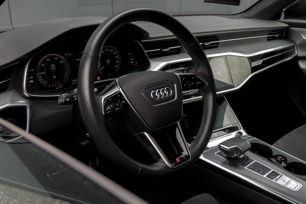 Audi A6 Avant 55 TFSI e quattro Competition | S-LINE | TREKHAAK | PANORAMADAK | HD MATRIX LED | STUURWIEL VERWARMING