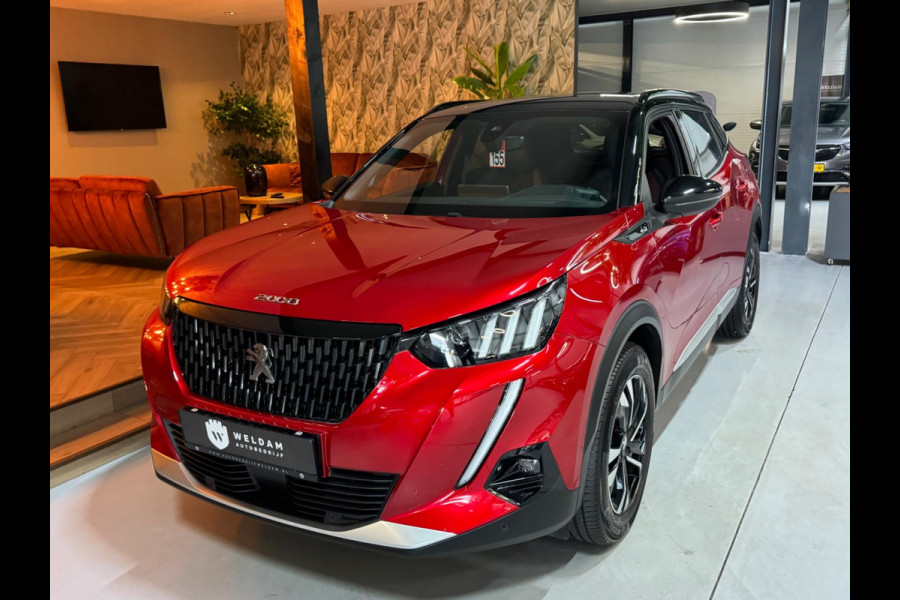 Peugeot 2008 1.2 PureTech GT Garantie 155PK 360 Camera Sfeer Led Blindspot Lane Parkeerhulp DAB PDC Cruise Navi Clima Rijklaar