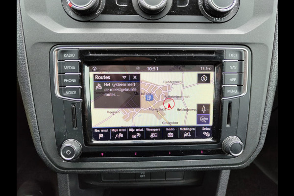 Volkswagen Caddy Maxi AUT-6 1.4 TGI CNG EcoFuel Apple Carplay Android Auto Navi Airco Verwarmbare voorruit Cruise Controle Pdc Comfortline 2X Schuifdeur Betonplex Vloer Wandbetimmering Regen-Lichtsensor Executive Plus Pakket Bluetooth Compressed Natural Gas Brandstof Euro 6 Zeer compleet, € 40.000 nieuw! !