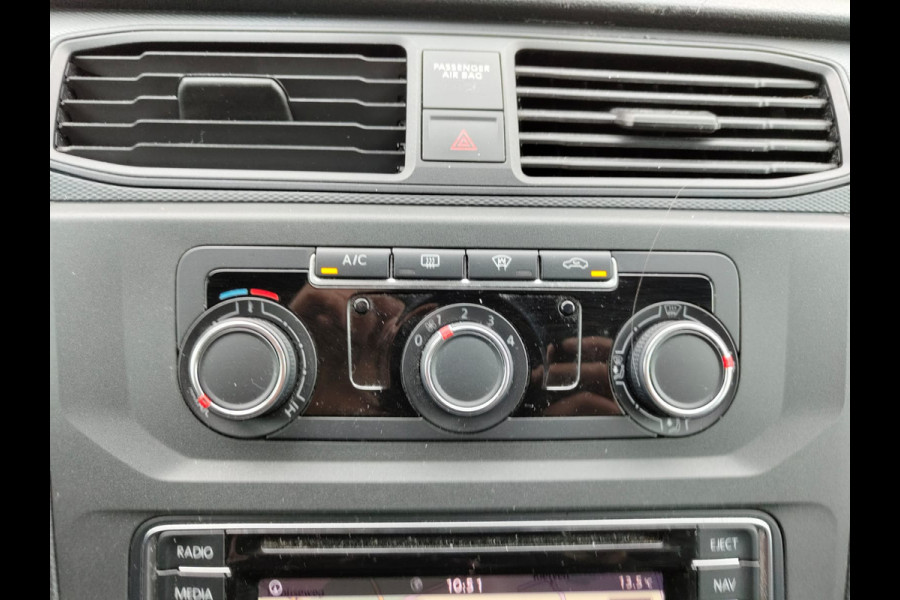 Volkswagen Caddy Maxi AUT-6 1.4 TGI CNG EcoFuel Apple Carplay Android Auto Navi Airco Verwarmbare voorruit Cruise Controle Pdc Comfortline 2X Schuifdeur Betonplex Vloer Wandbetimmering Regen-Lichtsensor Executive Plus Pakket Bluetooth Compressed Natural Gas Brandstof Euro 6 Zeer compleet, € 40.000 nieuw! !