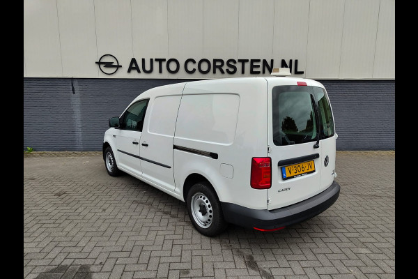 Volkswagen Caddy Maxi AUT-6 1.4 TGI CNG EcoFuel Apple Carplay Android Auto Navi Airco Verwarmbare voorruit Cruise Controle Pdc Comfortline 2X Schuifdeur Betonplex Vloer Wandbetimmering Regen-Lichtsensor Executive Plus Pakket Bluetooth Compressed Natural Gas Brandstof Euro 6 Zeer compleet, € 40.000 nieuw! !