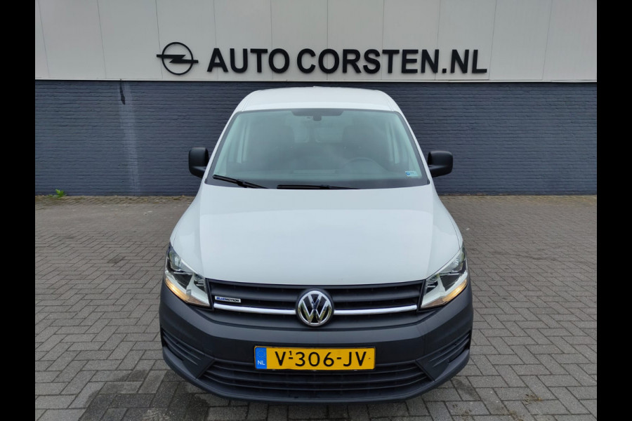 Volkswagen Caddy Maxi AUT-6 1.4 TGI CNG EcoFuel Apple Carplay Android Auto Navi Airco Verwarmbare voorruit Cruise Controle Pdc Comfortline 2X Schuifdeur Betonplex Vloer Wandbetimmering Regen-Lichtsensor Executive Plus Pakket Bluetooth Compressed Natural Gas Brandstof Euro 6 Zeer compleet, € 40.000 nieuw! !