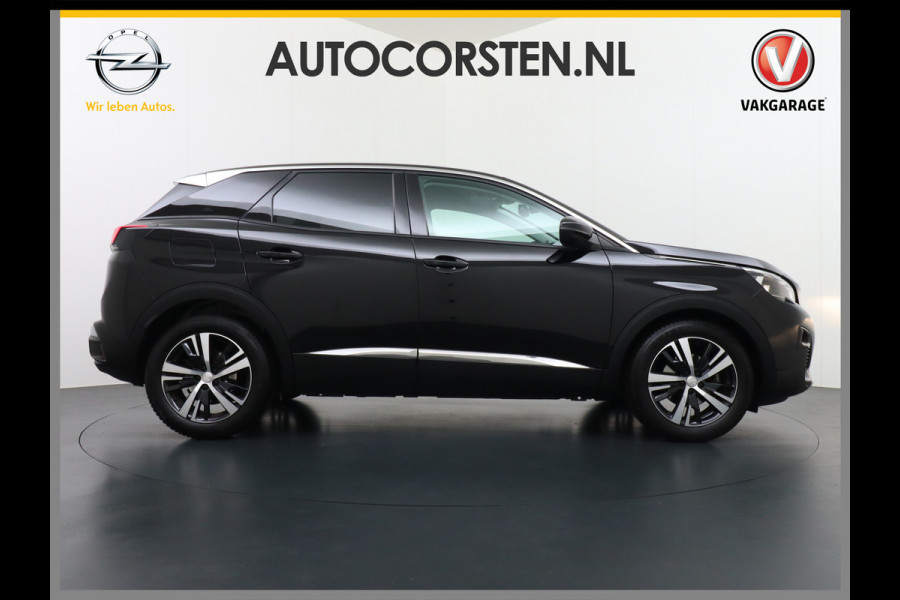 Peugeot 3008 1.6-e-thp 165PK AUT. Navi Adapt-Cruise Apple Carplay Android 18" Ecc 360°Camera Trekhaak PDC Elek.Achterklep DAB Connect Blue Pr Led Keyless Lane Departure Privacy Glas Regen-Lichtsensor Pack Drive Assist Pack City 1 Bluetooth Lmv 18" 40.000 euro nieuw Orig. NLse auto 1550kg