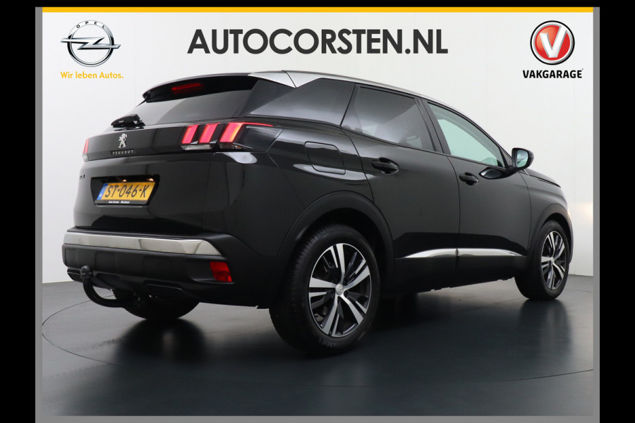 Peugeot 3008 1.6-e-thp 165PK AUT. Navi Adapt-Cruise Apple Carplay Android 18" Ecc 360°Camera Trekhaak PDC Elek.Achterklep DAB Connect Blue Pr Led Keyless Lane Departure Privacy Glas Regen-Lichtsensor Pack Drive Assist Pack City 1 Bluetooth Lmv 18" 40.000 euro nieuw Orig. NLse auto 1550kg